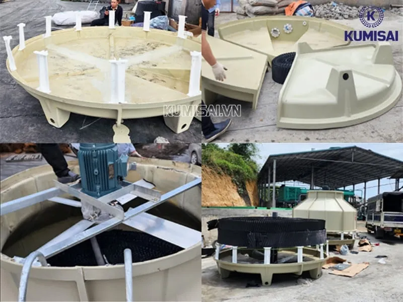 Cấu tạo của tháp giải nhiệt Cấu tạo của tháp giải nhiệt